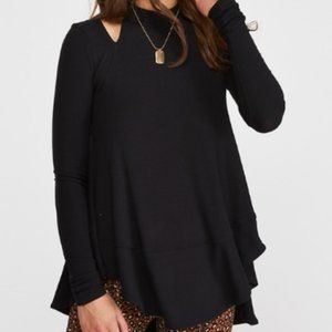 Free People Downtown Girl Cutout Tunic